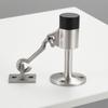 Stainless Steel Door Stopper with Hook Rust Resistant Heavy Duty Mounting Hardware