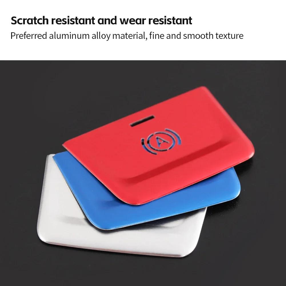 For VW Golf 7 7.5 MK7 AT 2015-2019 Car Handbrake Auto Hold P Switch Button Sticker Cap Cover Trim Protection Accessories