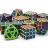 Lefang 3x3 Magic Cube Carbon Fiber Series Pyramid Mirror Skewb Speed Cube Puzzle Toys For Children
