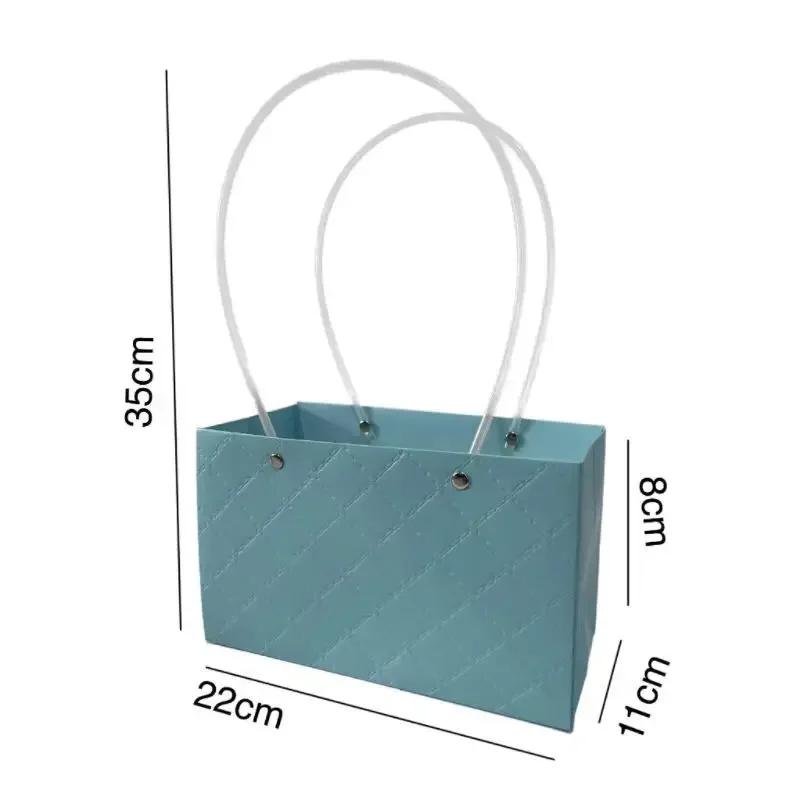 Flowers Basket Boxes Gift DIY Packaging Materials Wedding Favors 10pcs Flower Tote Bags Kraft Paper Bouquet Floral Arrangement