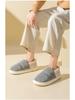 Women's Winter Indoor/Outdoor Cotton Slippers - Closed Heel, Thick Sole, Warm and Cozy