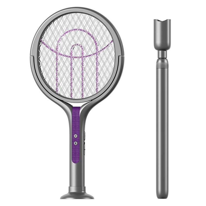 

Raqueta eléctrica antimosquitos USB recargable con luz LED para hogar y exterior