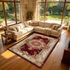 Luxury European Style Red Living Room Carpet Decoration Bedroom Non-slip Washable Floor Mats Soft Fluffy Office Coffee Table Rug
