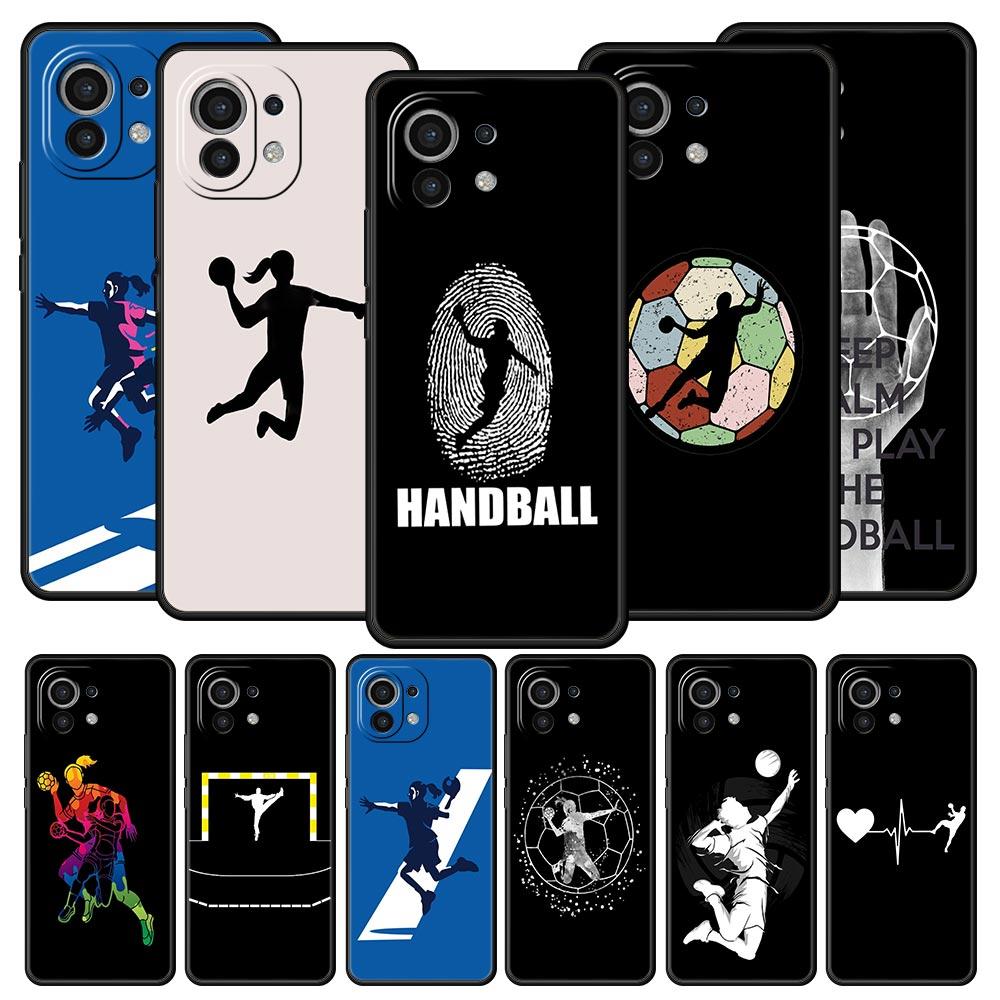 Phone Case For Xiaomi Mi 15 14 13 12 11 Lite 14T 13T 12T 11T Pro Poco X6 X5 M3 X3 Pro F5 F4 Cover Handball Sport
