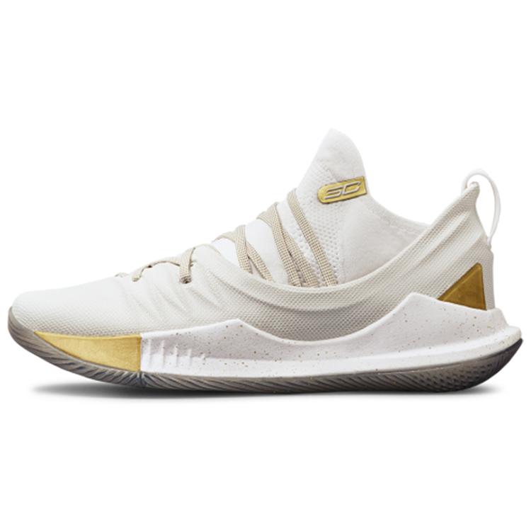 Under Armour Curry 5 White Gold 3020657-100 44 золотой/белый