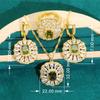 Korean Version of Small Temperament Europe and The United States Hot Anti Allergy Zircon Bracelet Necklace Earrings Ring Jewelry Collection