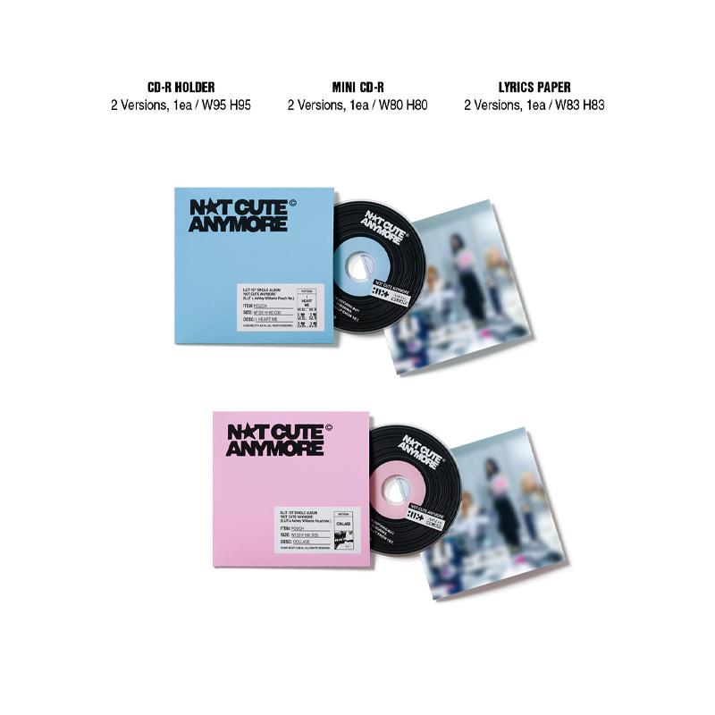 ILLIT – NOT CUTE ANYMORE (ILLIT x Ashley Williams Pouch Ver. - 2 Types)