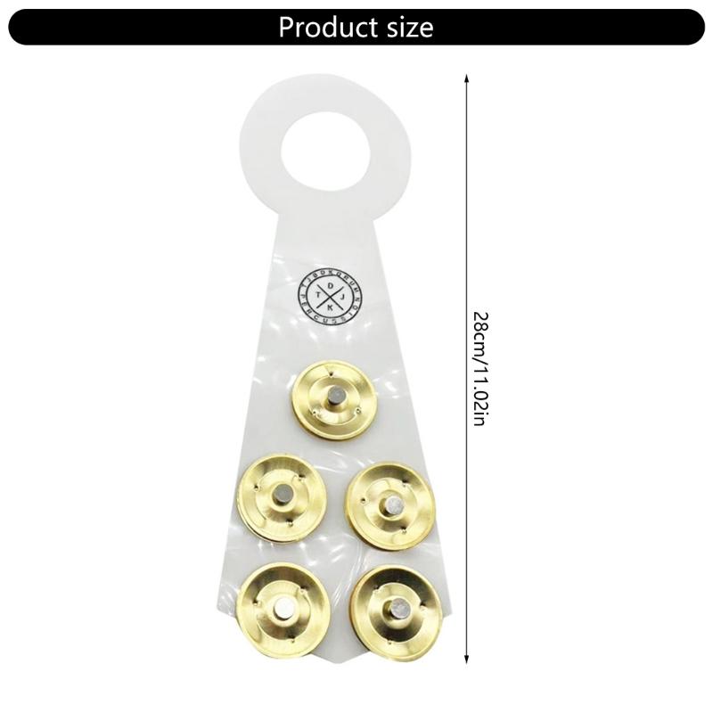 Cymbal Bells Rings Cymbal Bells Accessories Drum Set Cymbal Bells Drum Cymbal Rings Suitable for Various Drumming Styles