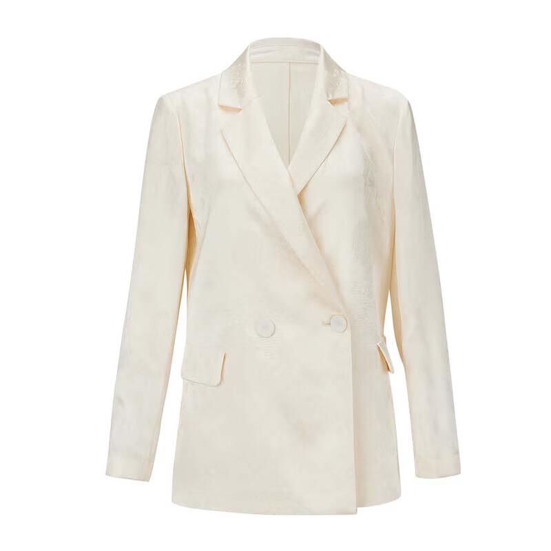 ELLASSAY Women's Commuter Textured Oversized Suit Jacket