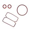 4pcs Nitrile Rubber Sealing Ring For Oil-Air Compressor Cylinder Head 4X