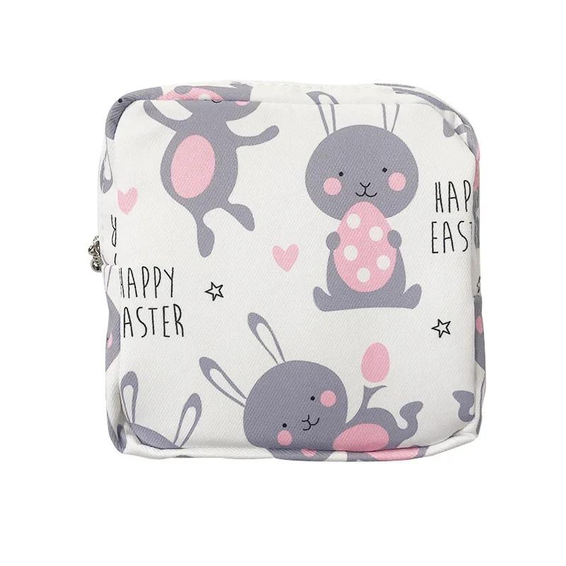 Women Zipper Small Cosmetic Bag Girls Mini Sanitary Napkins Makeup Lipstick Bags Travel Earphone Coin Organizer Purse Pouch Bags