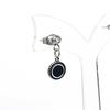 Glory_Arden [Unisex] Mother-Of-Pearl + Onyx Reversible Earrings / Ghme-176