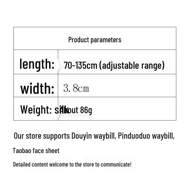 Adjustable 38mm Solid Color Wide Shoulder Strap for Bags - In Stock