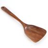 Natural Wooden Spatula Turner Fried Shovel Cooking Kitchen Utensils Shovel (31.5*7.5cm)