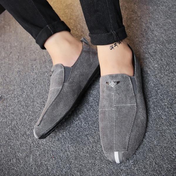 Velvet Autumn Men's Flat Shoes Casual Leather Loafers Size 40-44**