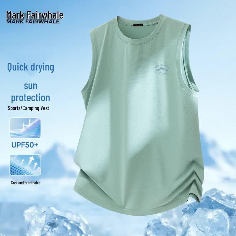 Mark Fairwhale Men s Quick-Dry Mesh Sports Tank Top L