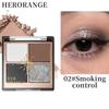 Moon Shadow Sunlit 4-Color Eyeshadow Palette: Waterproof, Sweatproof, Long-Lasting, Easy To Apply, Versatile for Everyday Use.