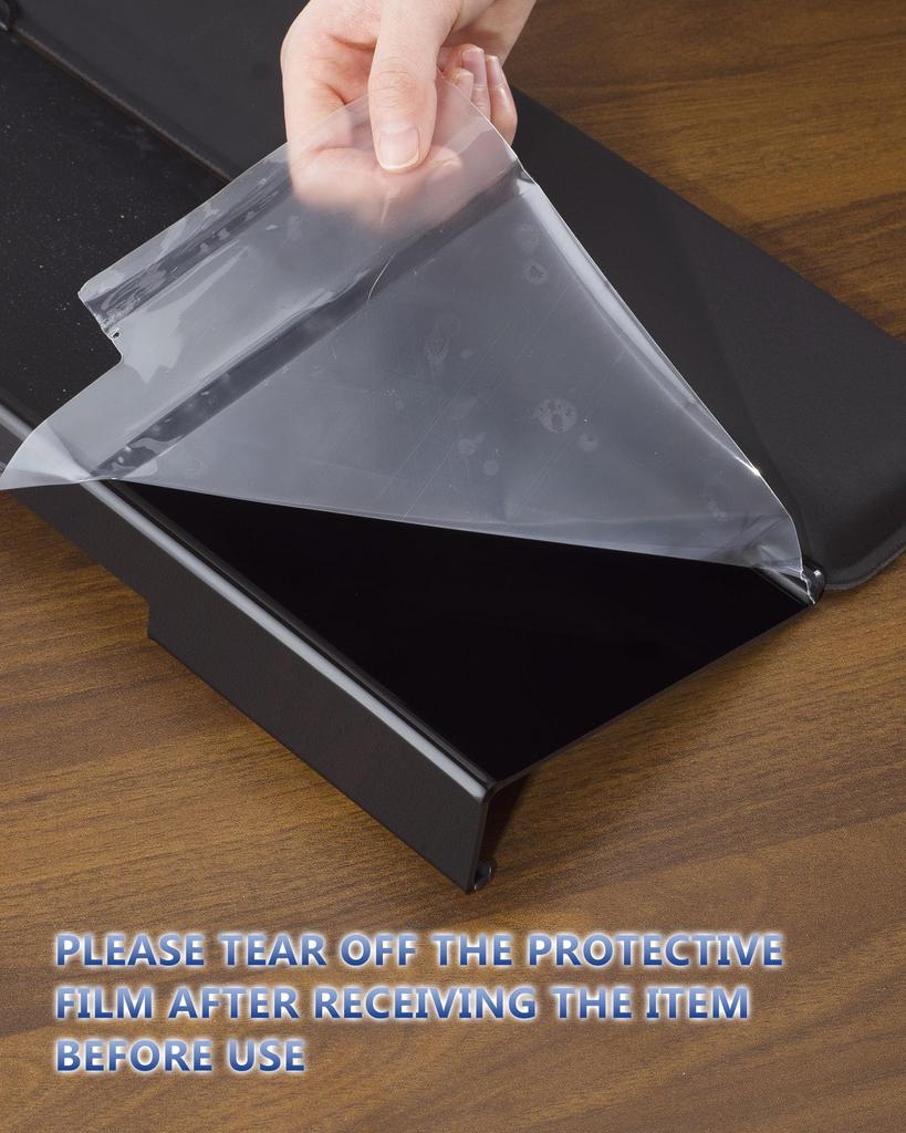 Laborio Keyboard Stand and Wrist Rest Ergonomic Stress Wrist Pain Perfect for Gaming and Office Set, Design, Relief, Relief, (Black)