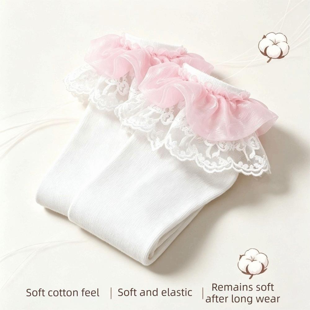 Ruffle Lolita Socks Lolita JK Sweet Girl Sock Cute Women's Mid-calf Socks Students