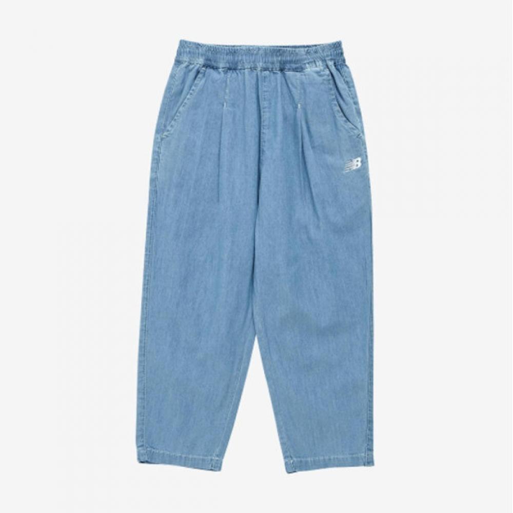 New Balance Kids 9 Part Baggy Fit Denim Pants B1 Nk9tf2501u 55 56