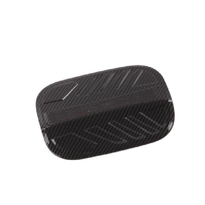 2019-2020 For Hyundai Santa Fe Carbon fiber Fuel Filler tank Gas Cap Cover Trim
