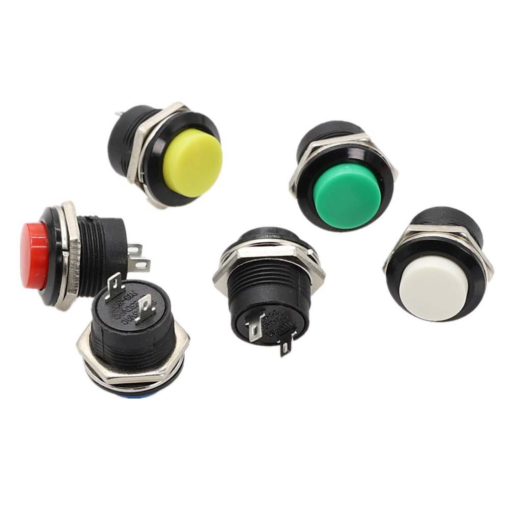 

Materials Momentary Self Reset Round Push Button Button Switch Control Switch Electronic Switch червоний