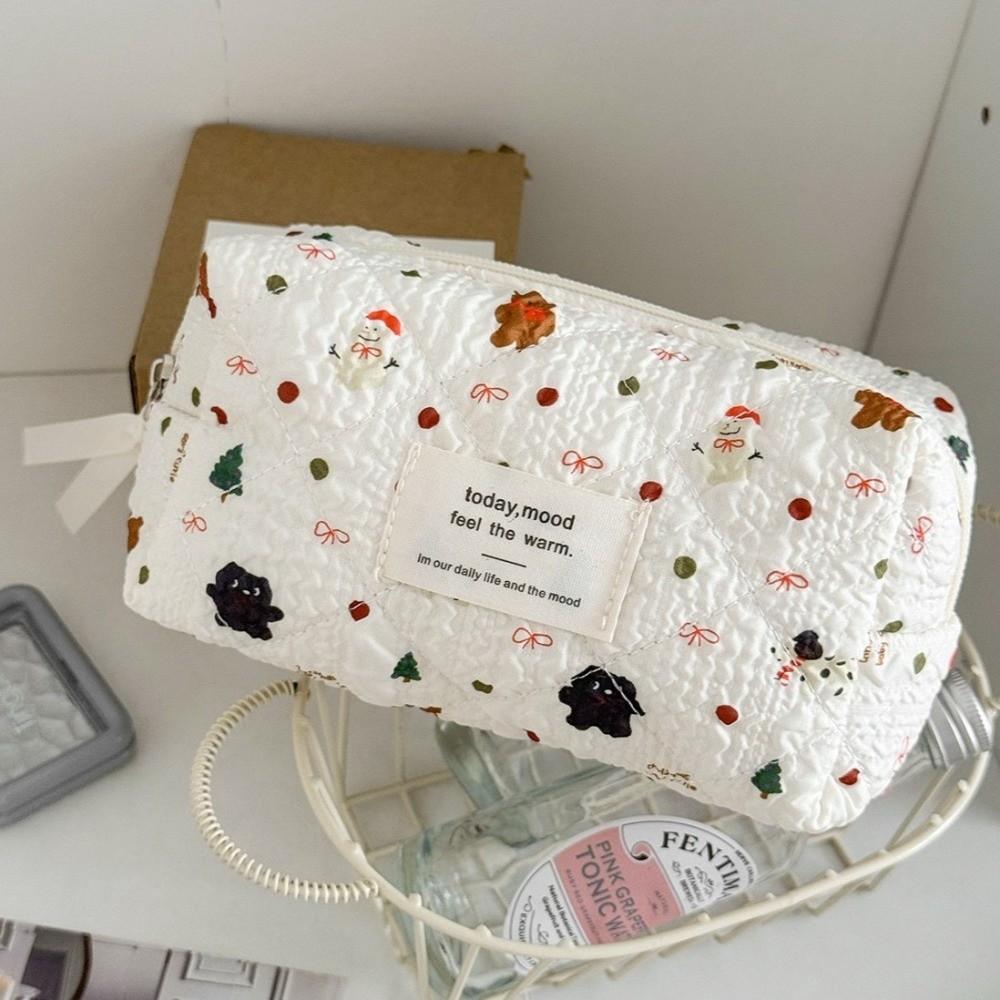 New Cute Cartoon Printed Cosmetic Bags Large Capacity Multifunctional Makeup Bags Portable Storage Bag Travel