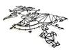 Decorizzly® Dekoracja Scienna  Mapa Geo Compass