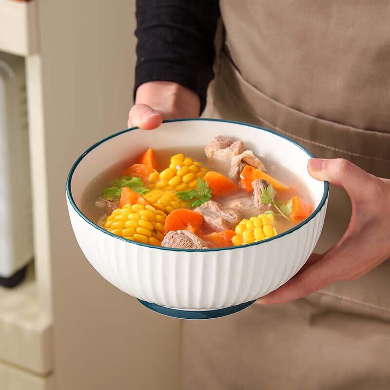 Chuanqi Underglaze Ceramic Soup & Noodle Bowls