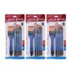 3 Set Nylon Hair Painting Brush Artist Paint Brush Watercolor Acrylic Paint Brush Drawing Supplies for Oil Painting