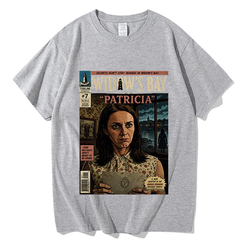 Camisetas Widows Bay Verano Algodón Manga Corta Camisetas Femeninas Streetwear Unisex Casual Holgadas Cuello Redondo Camisetas Estéticas Harajuku Tops
