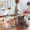 Cat Ball Track 3-Level Roller Tower With Teaser Cat Toy Roller For Kitchen Apartment Relaxation Zone Entryway Home Living Room