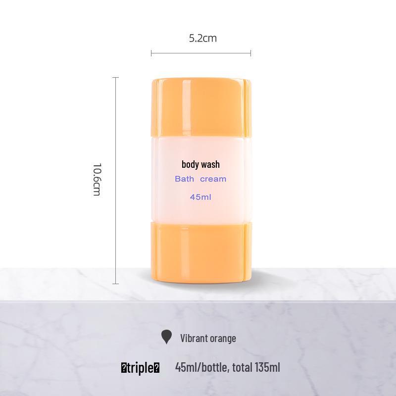 

Портативные флаконы-диспенсеры 3-в-1 для шампуня и геля для душа