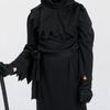 Children's Halloween Cosplay Costume Reaper Costume Set (Jumpsuit Hat Belt Scythe Gloves)