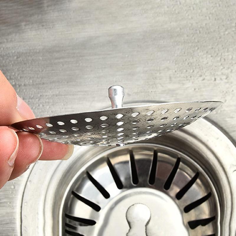 1/3/5Pcs Kitchen Sink Strainer Floor Drain Bathtub Hair Catcher Stopper Stainless Steel Shower Drain Hole Filter Trap