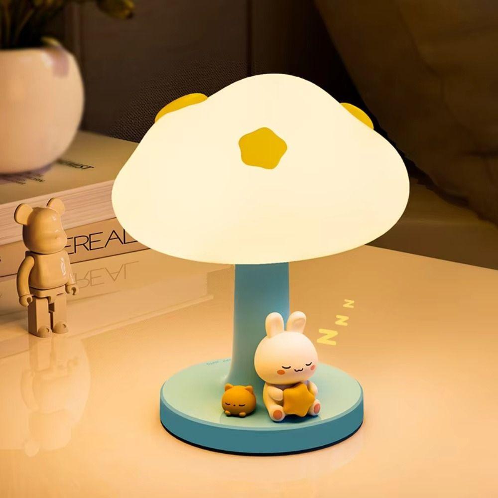Dimming Cloud Table Lamp USB Charging Bedside Table Lamp Sleeping Atmosphere  Light  Bedside