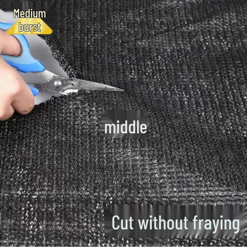 Heavy-Duty Outdoor Black Sun Shade Net