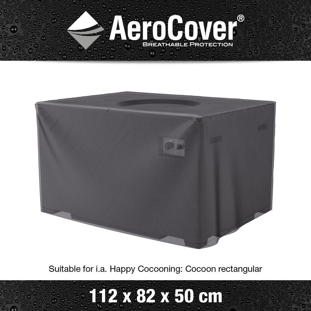 Garden Table Cover 9120 82X112X50 Aerocover Gray Homms
