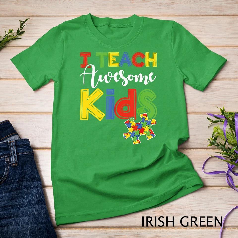 Autism Awareness Special ED Teacher Gifts T-Shirt Unisex T-shirt 4 3XL