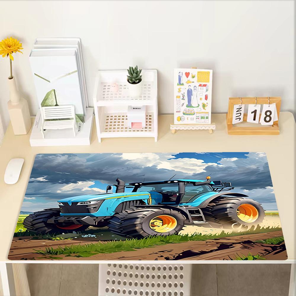 Tappetino Mouse Tema Camion, Base in Gomma Antiscivolo, Multifunzionale per Ufficio e Casa, Perfetto per la Personalizzazione dello Spazio di Lavoro.