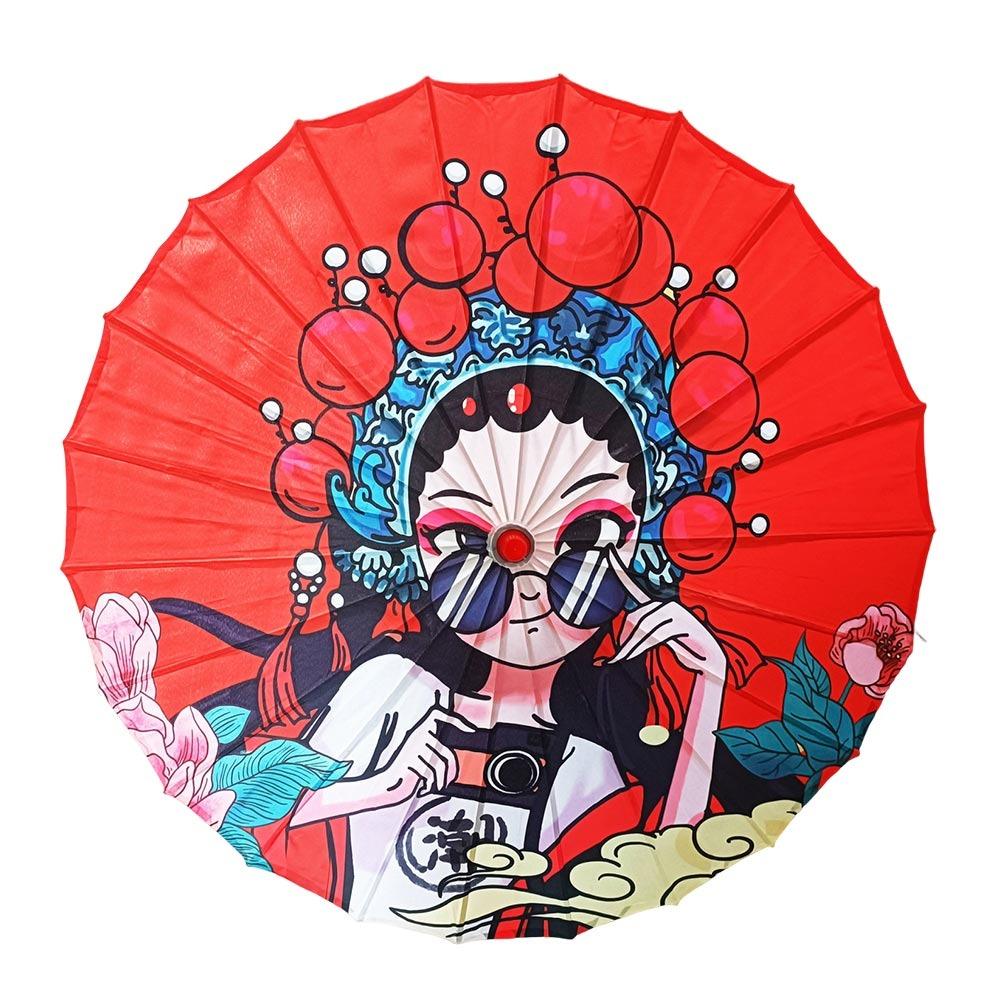 Chinese Antique Style Women Decorative Umbrella Bridesmaids Party Scenery