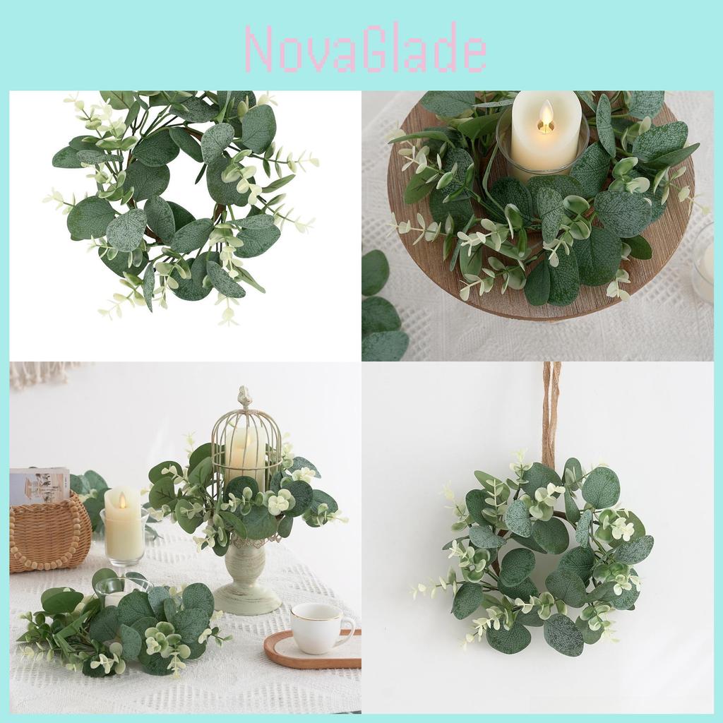 Faux Eucalyptus Garland Wedding Decor With Silk Screen Print For Home And Outdoor Use