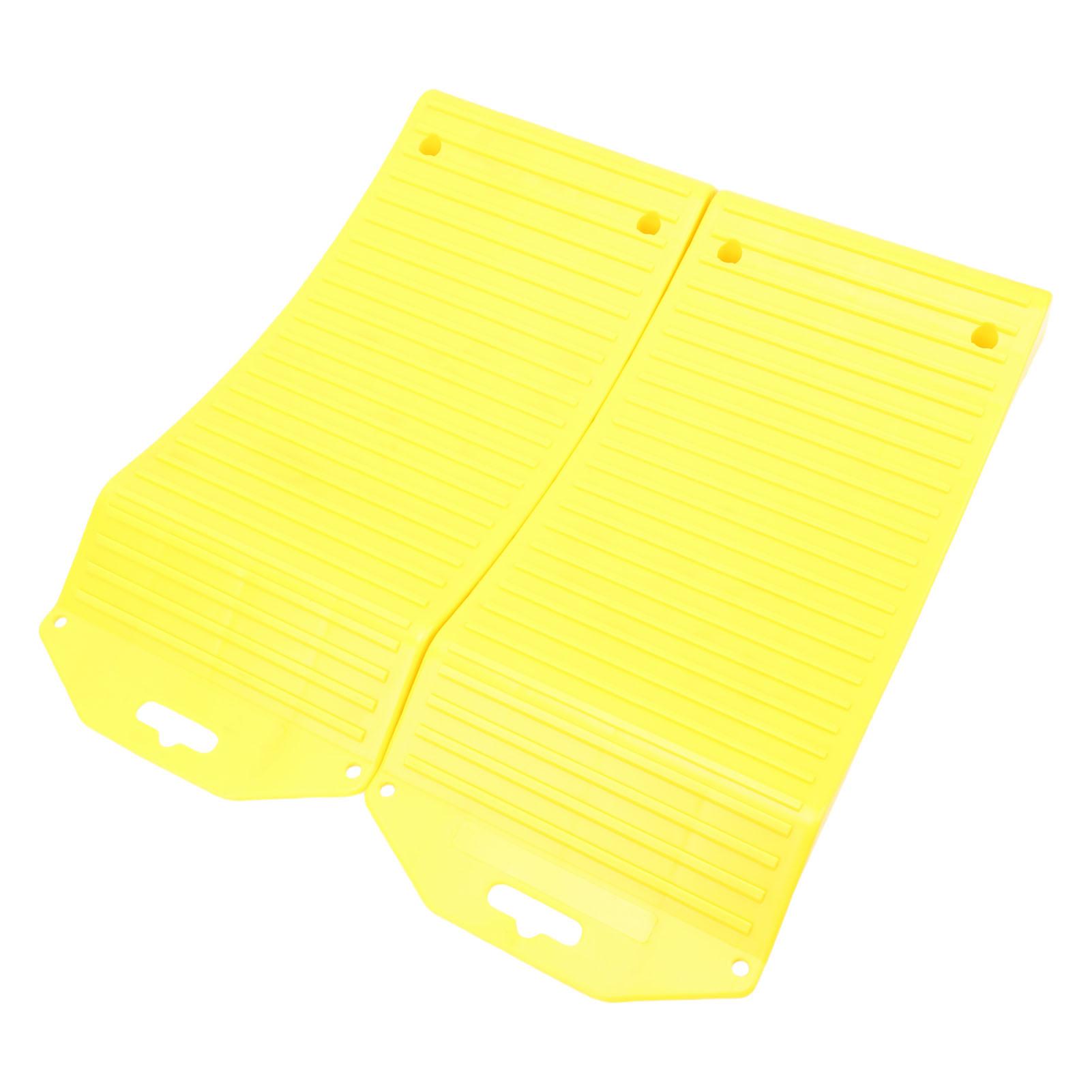 1 Paar Wiel Band Beschermer Oprijplaten Antislip Pad Alle Seizoenen Duurzaamheid HDPE voor Sportwagens SUV's Campers Aanhangwagens Vrachtwagens RV's