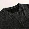 BLEACH Zaraki Kenpachi Anime Retro T Shirt Harajuku Vintage Washed T-shirt Men Clothing Oversized 100% Cotton Tees Streetwear