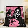 Scr-eam Horror Movie Blanket Flannel Blanket for bed, sofa, Camping, Hiking, Picnic Essentials, gift for family Fan gifts
