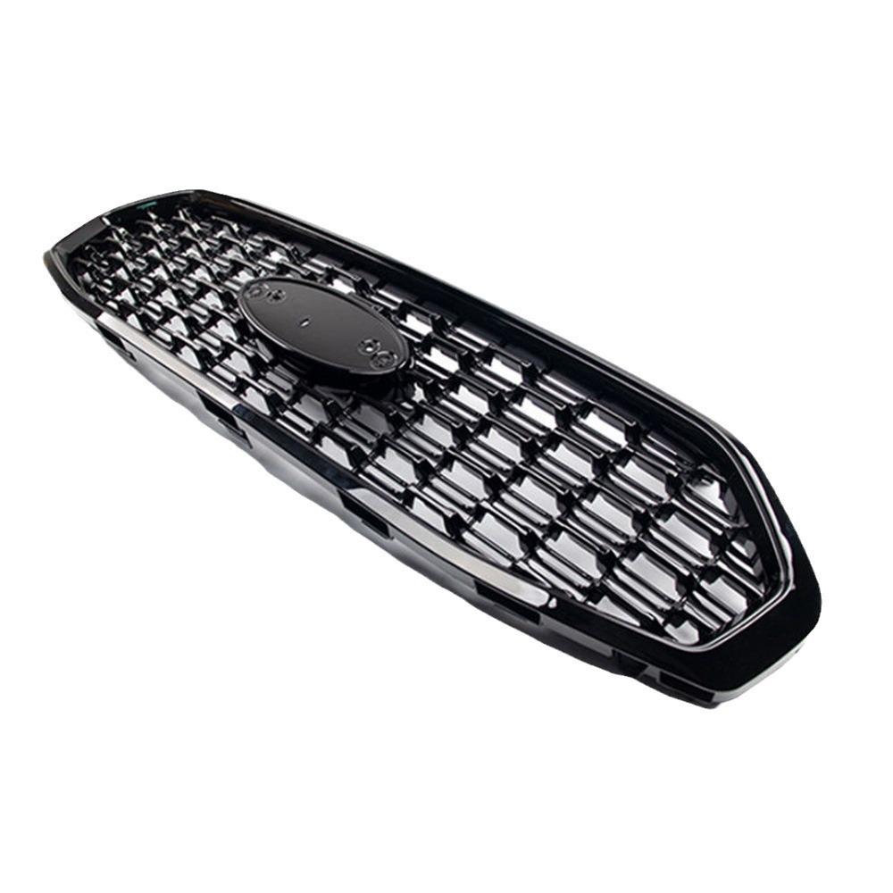 2019 Ford Everest Grille Bright Black Front Net Cover Decorative Mod