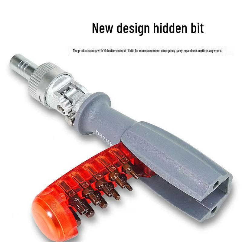 German Precision S2 Multifunctional Alloy Ratchet Screwdriver Set