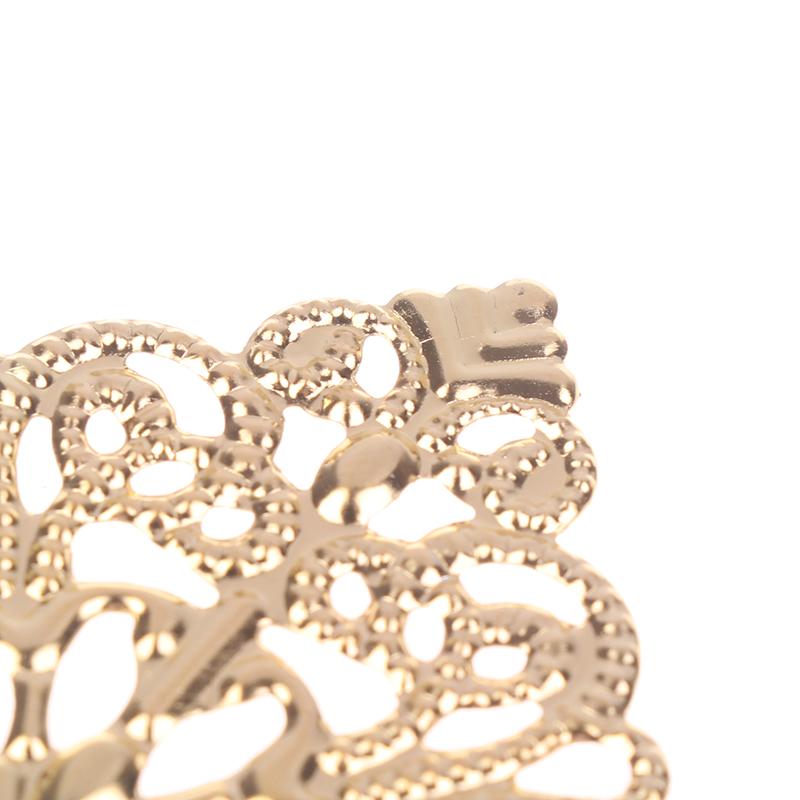 10Pcs Metal Decorative Corner Cover Edge Protector For Book Scrapbook Photo Album Frame Jewelry Chest Gift Wine Wooden Box Case