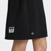 adidas Vestido Polo Mc Originals com Decoração de Listras e Gola Vestido Feminino Preto HS1929