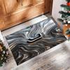 Juventus FC bedruckter Flanell-Teppich rutschfest weicher Polyester-Bodenbelag Indoor-Dekormatte für Schlafzimmer Wohnzimmer Sofa